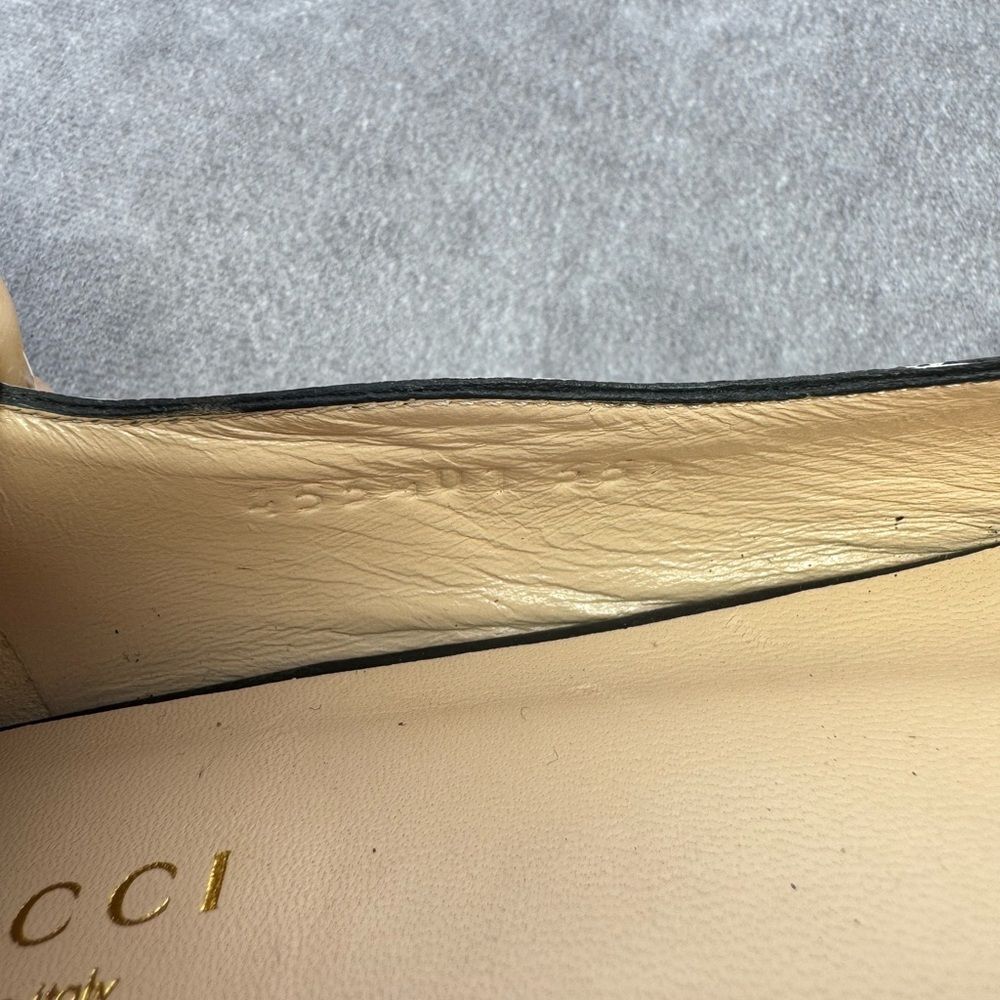 Rare Gucci Kingsnake Women’s Ballet Leather Flats 35.5 - Picture 7 of 10